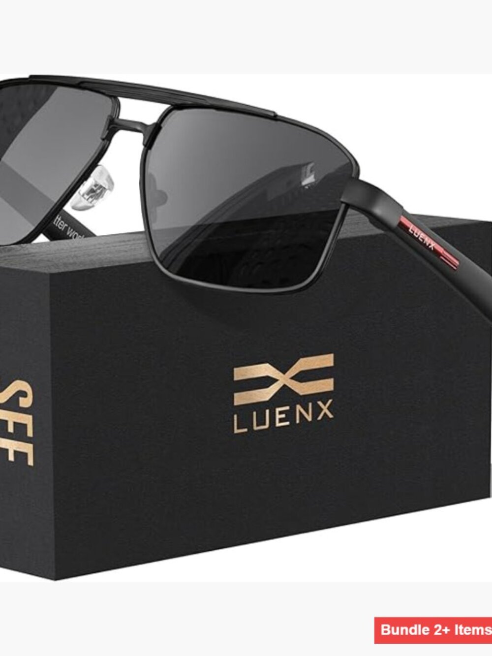 Men's Polarized Aviator Sunglasses UV400 Anti-Glare Driving 60mm